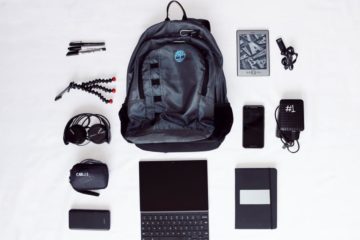 Ausgepackter Rucksack